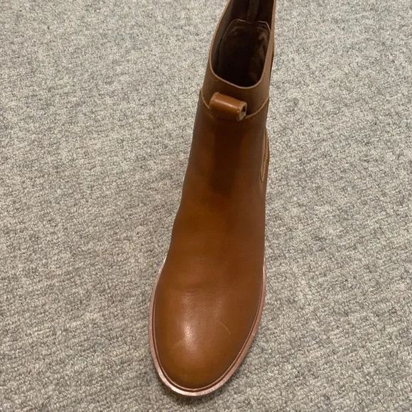 Madewell Camryn Chelsea Crepe Sole Boots, Women's 10.5, Leather English Saddle - Picture 3 of 9